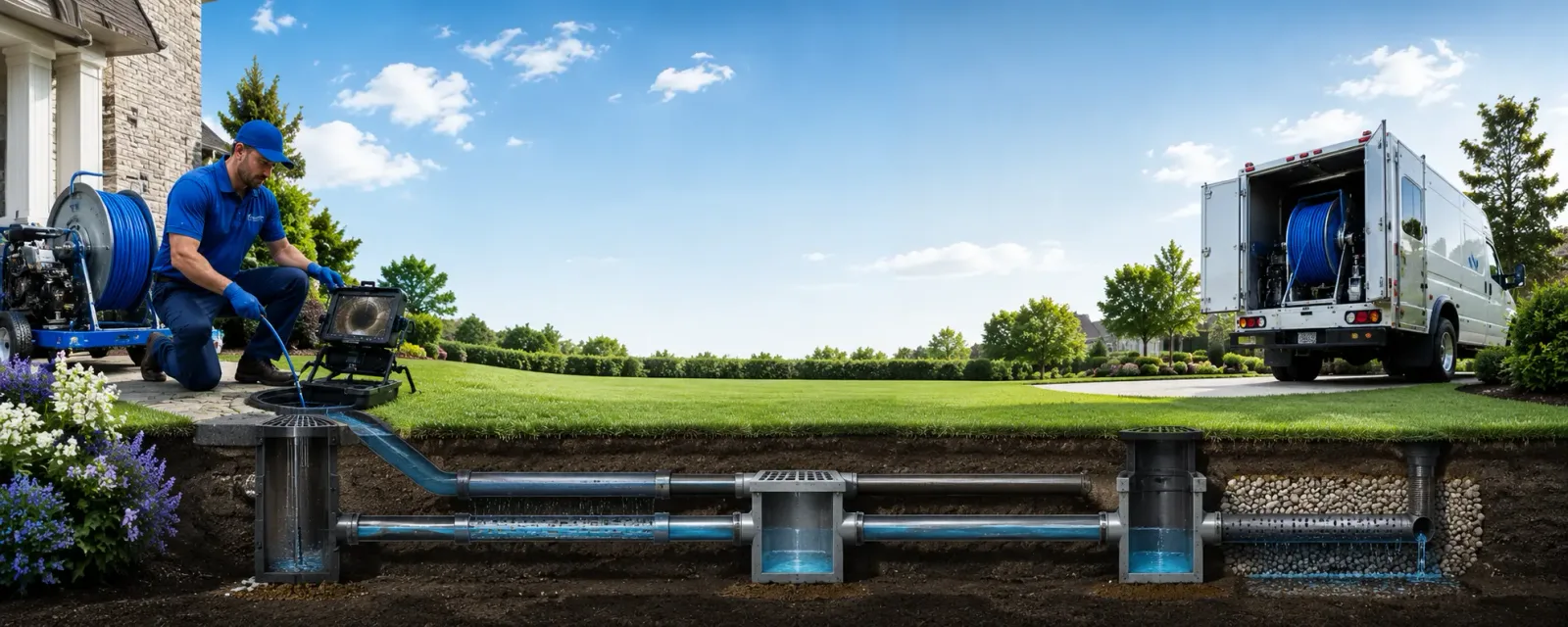 Outdoor drain cleaning information for Carmel, IN